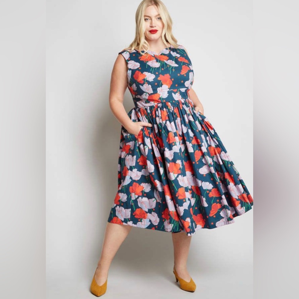 ModCloth fabulous fit and flare dress